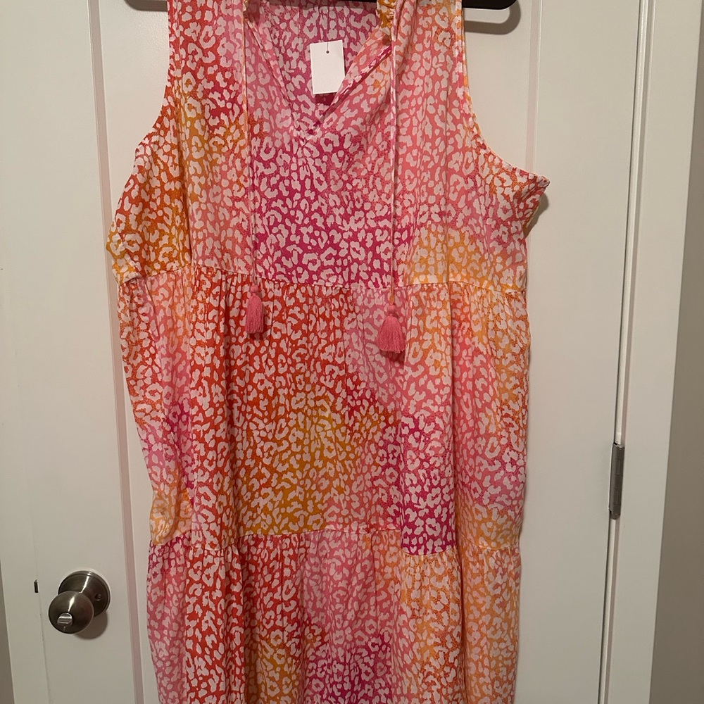 Colorful Sleeveless Dress